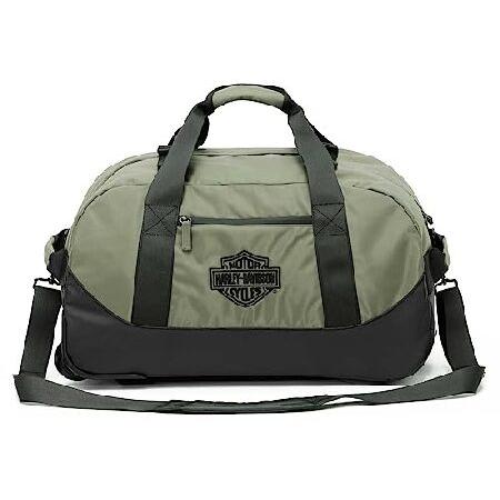 Harley-Davidson 21&quot; B＆S Crinkle Nylon Carry-On Whe...