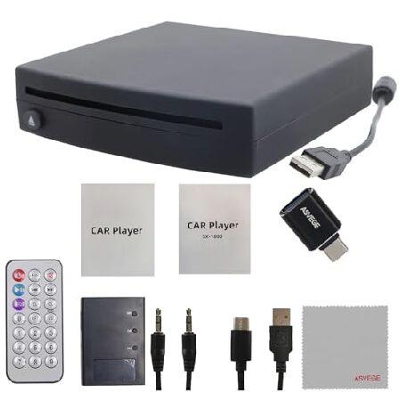 アップグレード CD VCDプレーヤー 車用 USBポート付き AUXポート Type-c ポータブ...