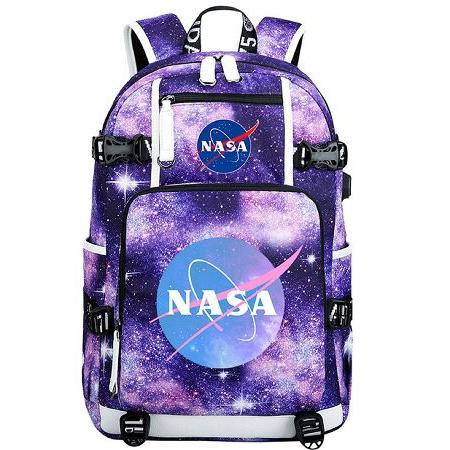 Lightweight NASA Bookbag with USB Charging Port-Yo...