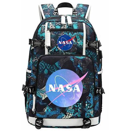 Lightweight NASA Bookbag with USB Charging Port-Yo...