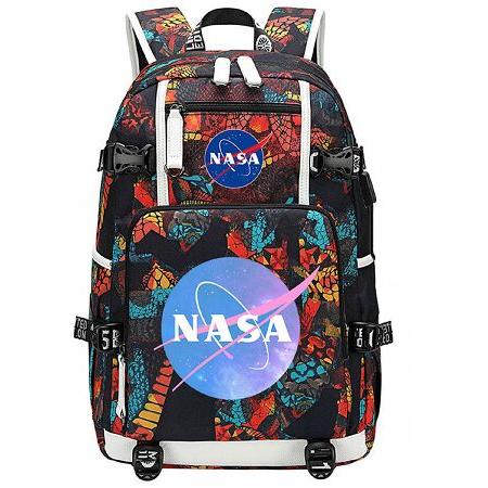 Lightweight NASA Bookbag with USB Charging Port-Yo...