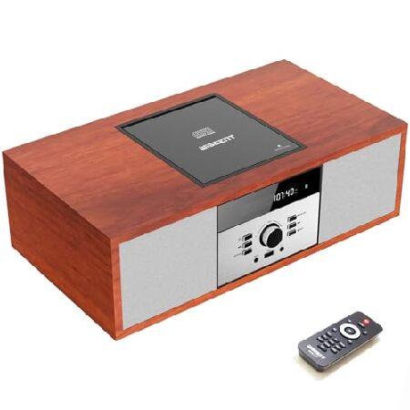 Nostalgic Bluetooth Stereo System for Home, WISCEN...