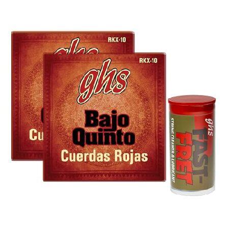 GHS Strings - Bajo Quinto &quot;Cuerdas Rojas&quot; Red Coat...