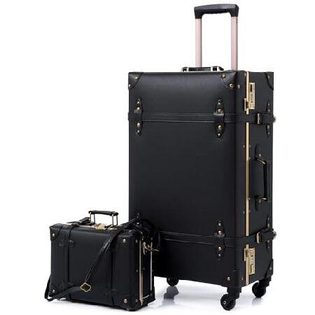 urecity Designer Vintage Trunk Combination Luggage...