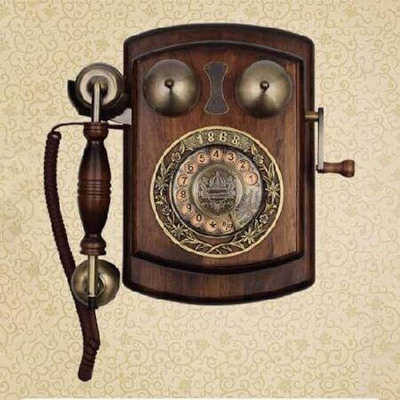 Wall Mounted Retro Antique Telephone, Rotary dial ...
