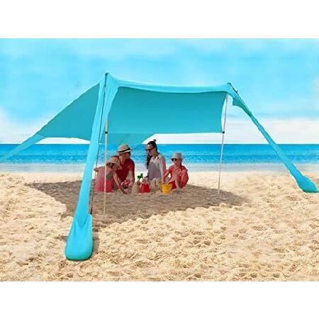 FBSPORT Beach Tent Sun Shelter, Portable Beach Sha...