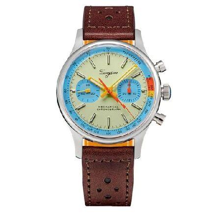 London Craftwork Sugess 1963 腕時計 メンズ クロノグラフ 機械式腕時計...