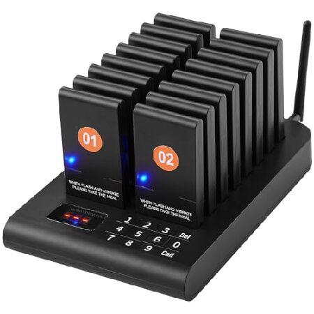 VEVOR Restaurant Pager System, Wireless 500m Long ...