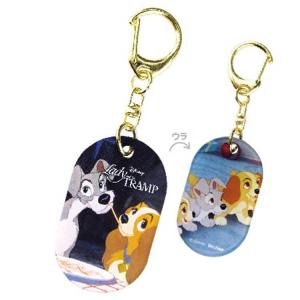 ディズニーわんわん物語 プレートキーホルダー 073290...