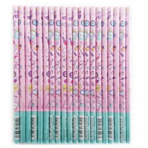 1Pack 20本入り ファンシー文具 オリジナル鉛筆2B フルーツにゃんこ