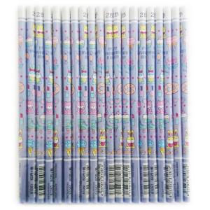 1Pack 20本入り ファンシー文具 オリジナル鉛筆2B アイス