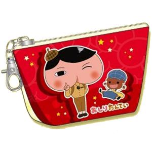 おしりたんてい ナスカン付きミニポーチ レッド  セール ラッピング不可