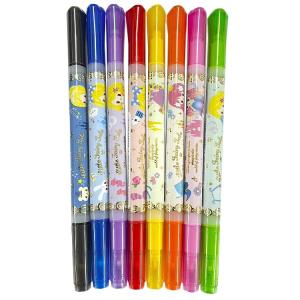 CRUX 文具セット 7点セット カラフルペンカフェ柄 新入学文具 名