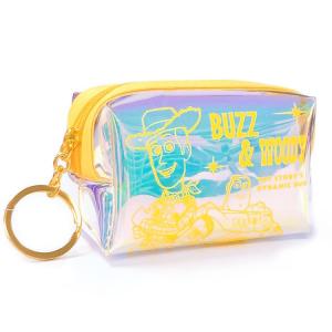 ディズニートイストーリー4 オーロラプチポーチ スクエア バズ&ウッディ  セール ラッピング不可