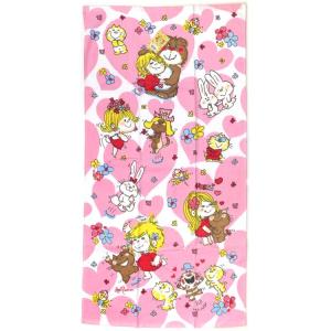 水森亜土 バスタオル ラブラブハート [435083]