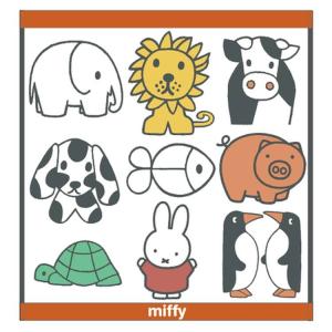 ミッフィー ウォッシュタオル ミッフィーと動物たち