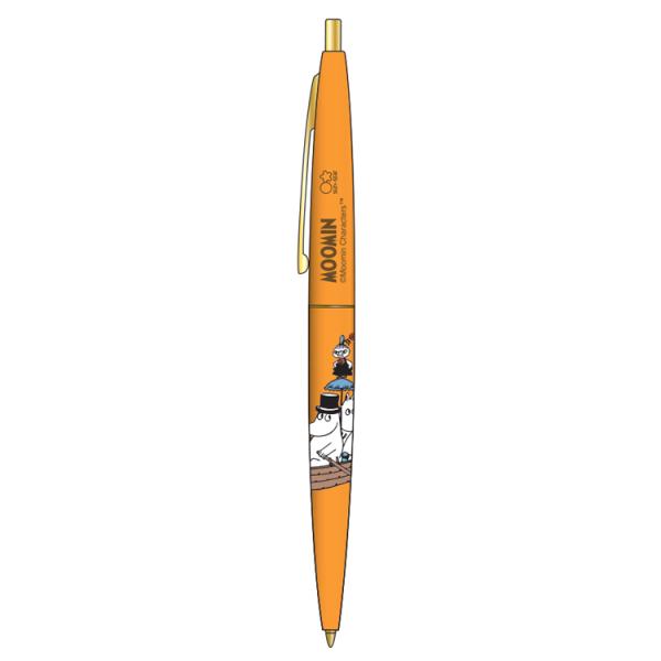ムーミン クリックゴールド0.5mmボールペン オレンジ