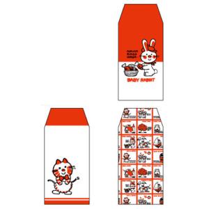 シモジマ 豆ぽち袋セット ストップペイル ファンシーペーパー第2弾