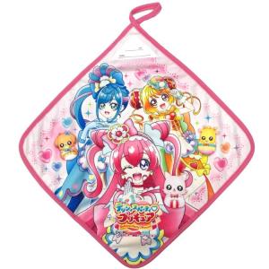 デリシャスパーティ プリキュア リアルプリントループ付きハンドタオル