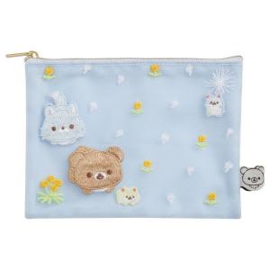 3月中旬以降〜出荷 リラックマ フラットポーチ