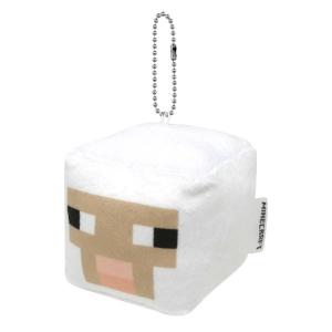 Minecraft キューブボールチェーンマスコット ヒツジ コレクション ゲームキャラ 四角 セール・ラッピング不可｜cast-shop