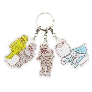 ちいかわ 3連アクリルキーホルダー 鎧さんたち [677286]
