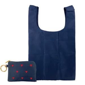 pink trick プチエンブロイダリーポーチチャームエコバッグ ハート NV 870761 旅行 買い物 セール ラッピング不可 お一人様2点限り