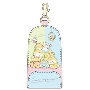 すみっコぐらし リールキーケース 集合 544041 すみっこ ランドセル 鍵 カギ キーリング リール式