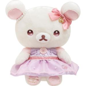 リラックマ ぬいぐるみM コリコグのジュエルチェリー リボン パール