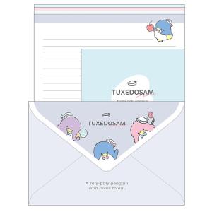 タキシードサム レターセット 114291 スリーブラザーズ サンリオ 便せん 便箋 封筒 手紙