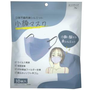 小顔マスク 立体不織布シルエット 普通サイズ 1...の商品画像