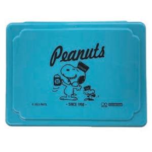 スヌーピー ミニおどうぐばこ ブルー アメリカンテイスト ピーナッツ アメリカンヴィンテージ 第9弾 ブルックリン カード 名刺入れ 小物入れ 704043