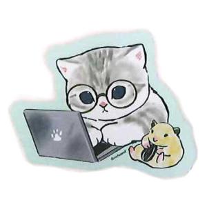 mofusand ダイカットマウスパッド ぱそこん 881942 PC 勉強