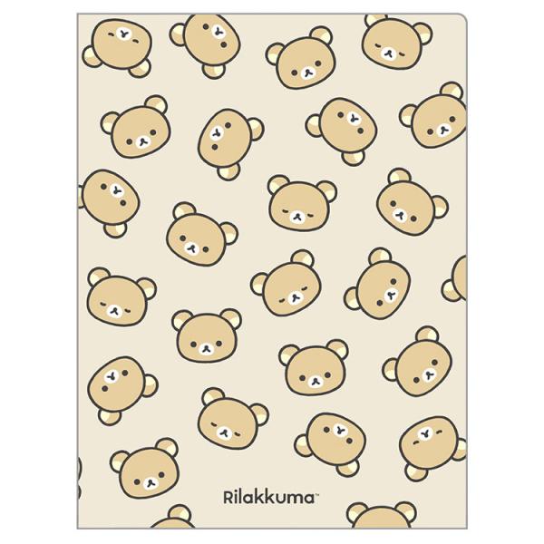 リラックマ クリアホルダー10P FA07201 NEW BASIC RILAKKUMA 10ポケッ...