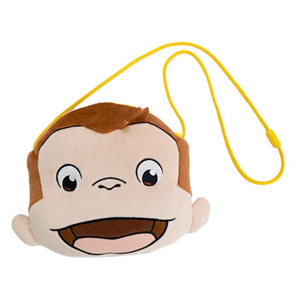 おさるのジョージ フェイスショルダー アニメーションジョージ 887236 ぬいぐるみポシェット か...