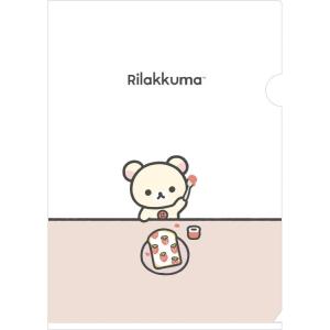 リラックマ クリアホルダー FA08302 NEW BASIC RILAKKUMA vol.2 ベーシック コリラックマ A4 クリアファイル シングル｜cast-shop