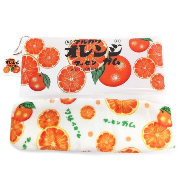 マルカワフーセンガム ポーチ付きヘアーターバン オレンジ 319860 アクリルチャーム付 セール・...