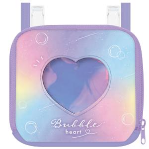 BUBBLE HEART ガバッと開く窓あきどこでもポッケ 新入学 新学期ショルダー付き 139619｜cast-shop