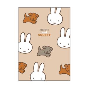 ミッフィー ポストカード 茶 ディックブルーナ miffy はがき ハガキ 050865｜cast-shop