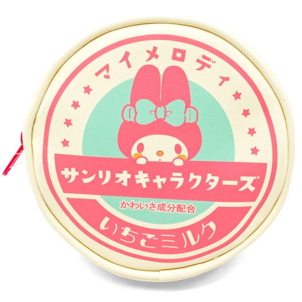 マイメロディ 牛乳瓶のふた風ポーチ 325663 My Melody サンリオ セール・ラッピング不...