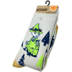 ムーミン ぽっかぽかルームソックス スナフキンと木 ウインターアイテム MOOMIN もこもこ あったか 暖かい 冬 くつした 021698｜cast-shop