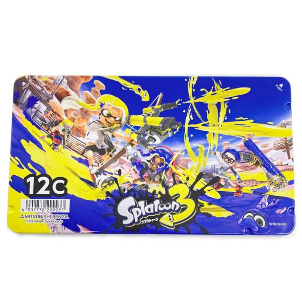 スプラトゥーン3 K88012CSTS3 色鉛筆880級 12色 新学期 新入学 任天堂スイッチ s...