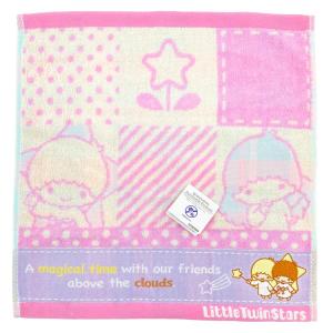 リトルツインスターズ キャラクター ミニタオル シャーリングハンカチ