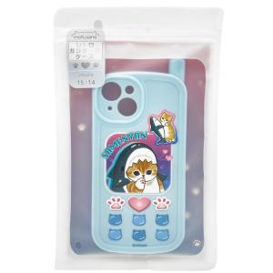 mofusand iPhone15/14対応レトロガラケー風ケース 112466 モフサンド ぢゅの X 旧Twitter インスタ SNS 猫｜cast-shop