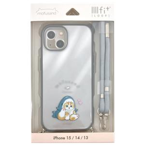 mofusand IIIIfit Loop iPhone15/14/13対応ケース 115238 モフサンド ぢゅの X 旧Twitter インスタ SNS 猫｜cast-shop