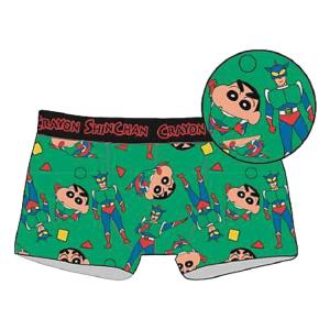 クレヨンしんちゃん ボクサーブリーフL アクション GR 046684 メンズ パンツ Crayon Shin-chan グリーン｜cast-shop