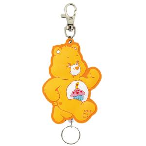 ケアベア 16224 ラバーリールキーホルダー Birthday Bear｜cast-shop