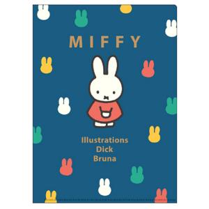 ミッフィー ファイル付 レターセット 紺 051978 Dick Bruna miffy｜cast-shop