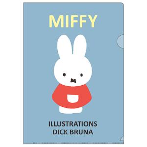 ミッフィー A4クリアファイル 青 052081 Dick Bruna miffy｜cast-shop