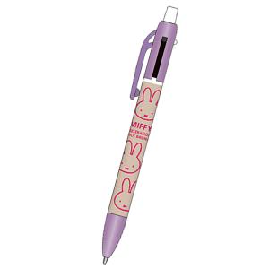 ミッフィー シャープ&2色ボールペン0.5mm 紫 052135 Dick Bruna miffy｜cast-shop